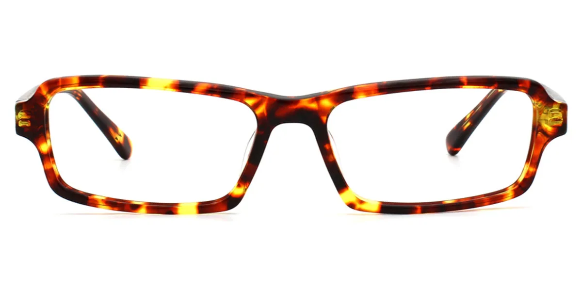 Other Rectangle Classic Floral Acetate Custom Engraving Eyeglasses | WhereLight