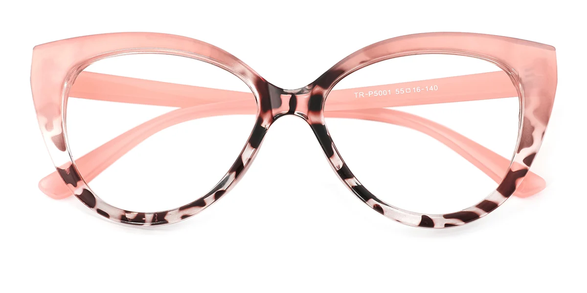 Pink Cateye Simple Classic Retro Unique Gorgeous Custom Engraving Eyeglasses | WhereLight