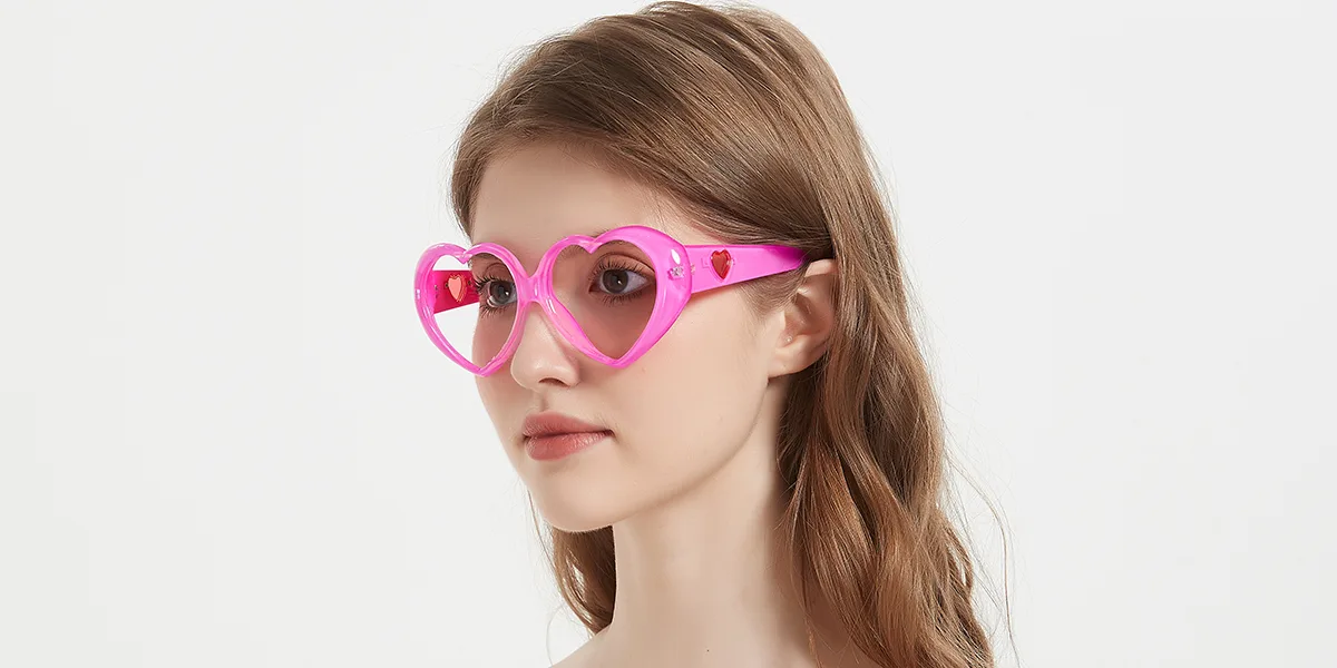 Purple Heart Retro Unique Gorgeous Custom Engraving Eyeglasses | WhereLight