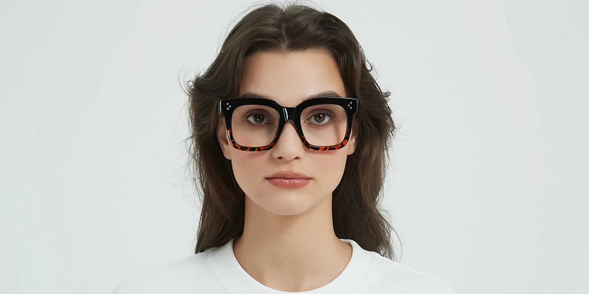 Other Rectangle Unique Custom Engraving Extended Fit Eyeglasses | WhereLight