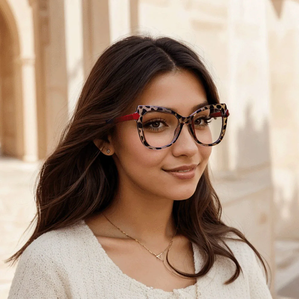 Tortoiseshell Cateye Retro Unique Gorgeous Custom Engraving Eyeglasses | WhereLight