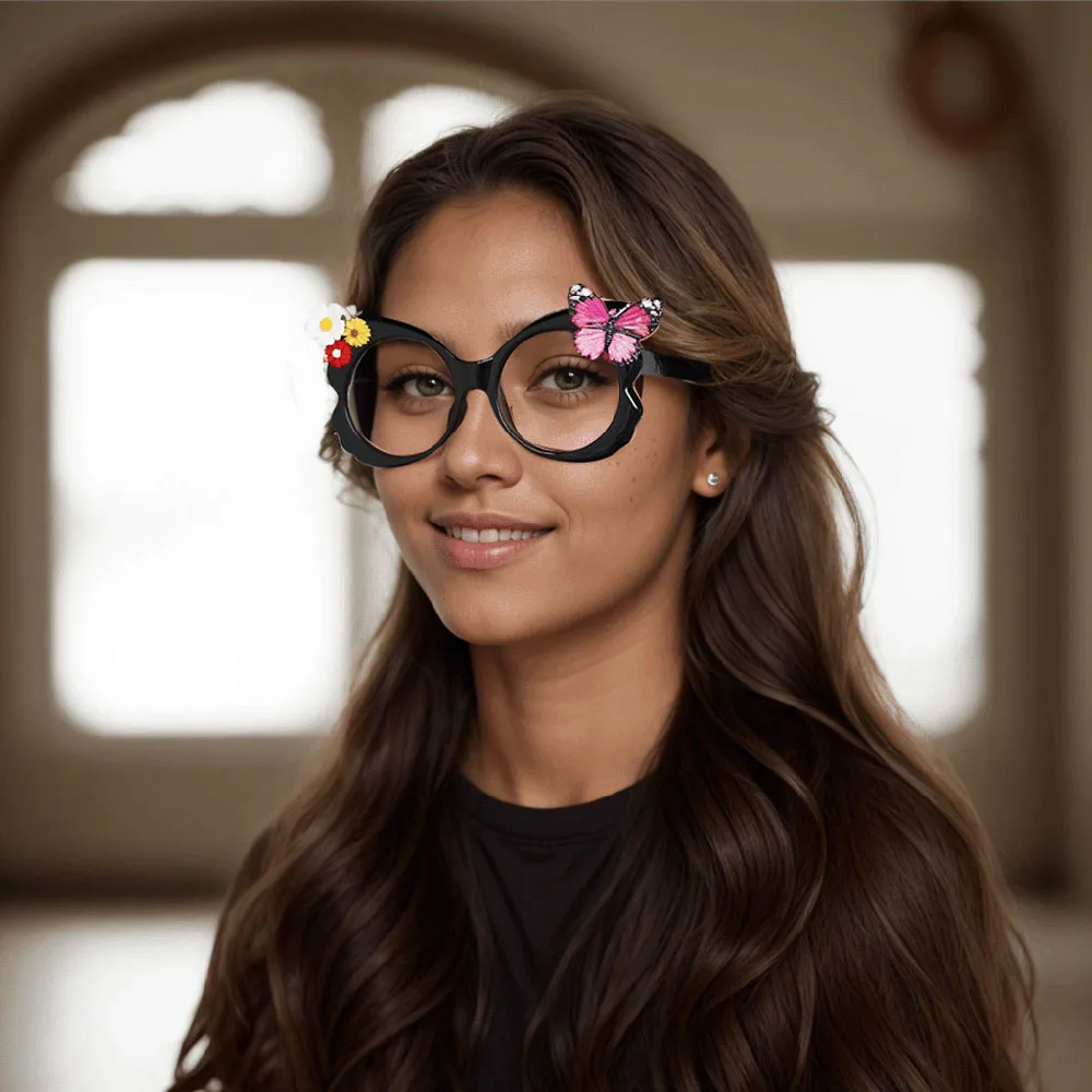 Black Butterfly Unique Gorgeous  Eyeglasses | WhereLight