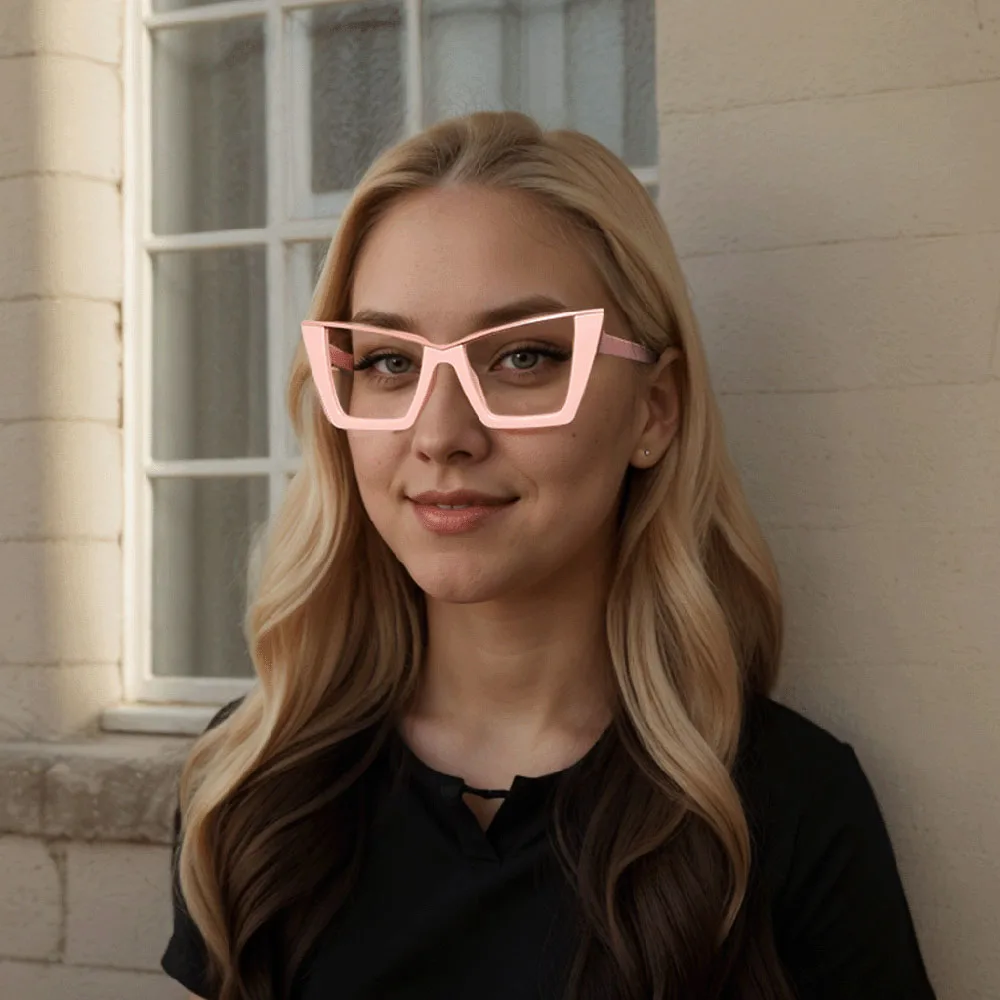 Pink Cateye Gorgeous Business  Eyeglasses | WhereLight