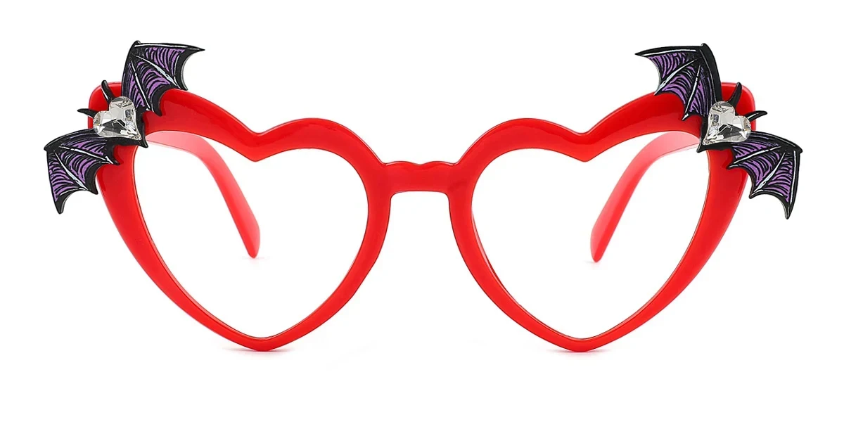 Red Heart Gorgeous Custom Engraving Eyeglasses | WhereLight