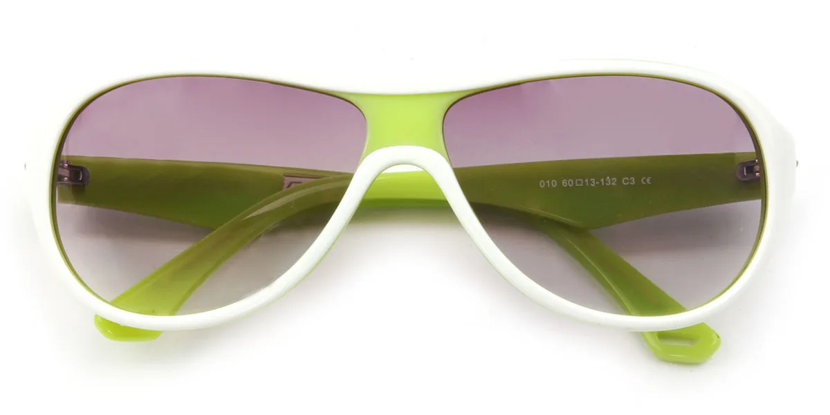 Green Oval Classic Custom Engraving Sunglasses | WhereLight