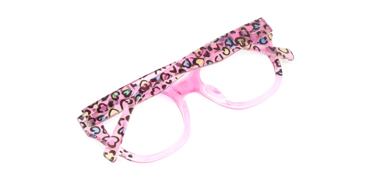 Purple Rectangle Gorgeous Custom Engraving Eyeglasses | WhereLight