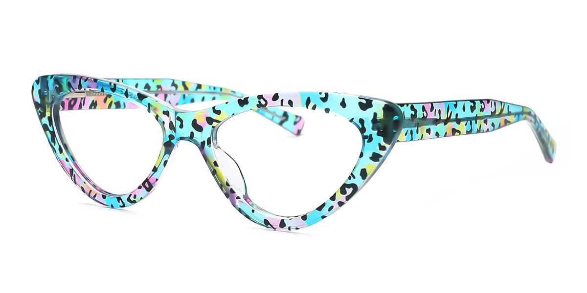 Floral Cateye Gorgeous Spring Hinges Eyeglasses | WhereLight