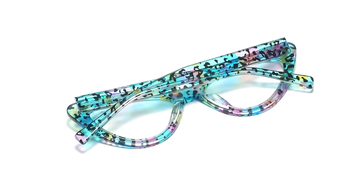 Floral Cateye Gorgeous Spring Hinges Eyeglasses | WhereLight