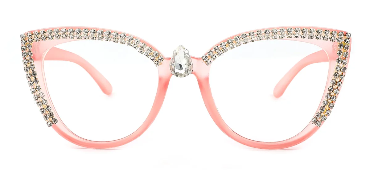 Pink Cateye Unique Gorgeous  Eyeglasses | WhereLight