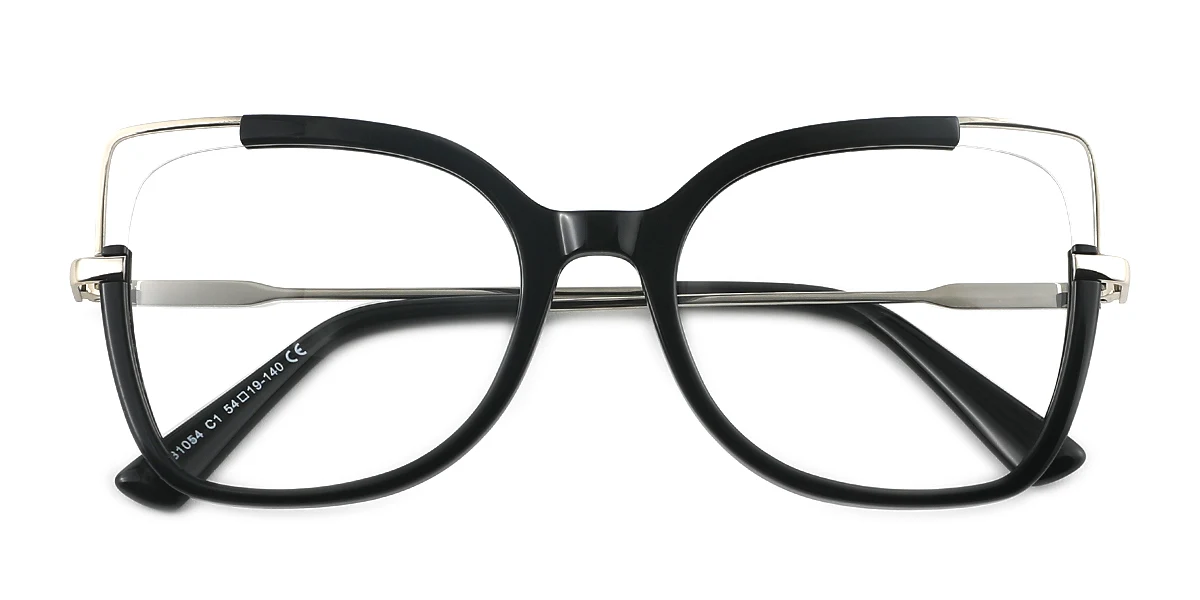 Black Butterfly Simple Unique  Eyeglasses | WhereLight