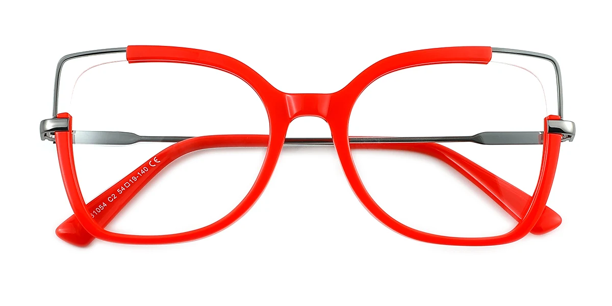 Red Butterfly Simple Unique  Eyeglasses | WhereLight