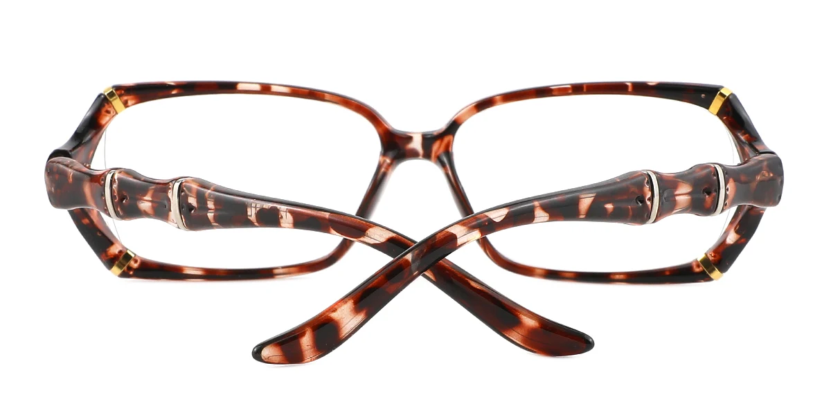 Tortoiseshell Oval Retro Custom Engraving Eyeglasses | WhereLight