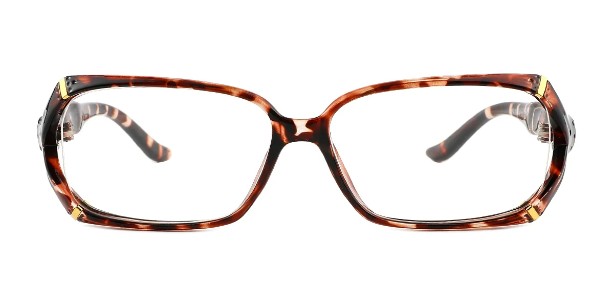 Tortoiseshell Oval Retro Custom Engraving Eyeglasses | WhereLight