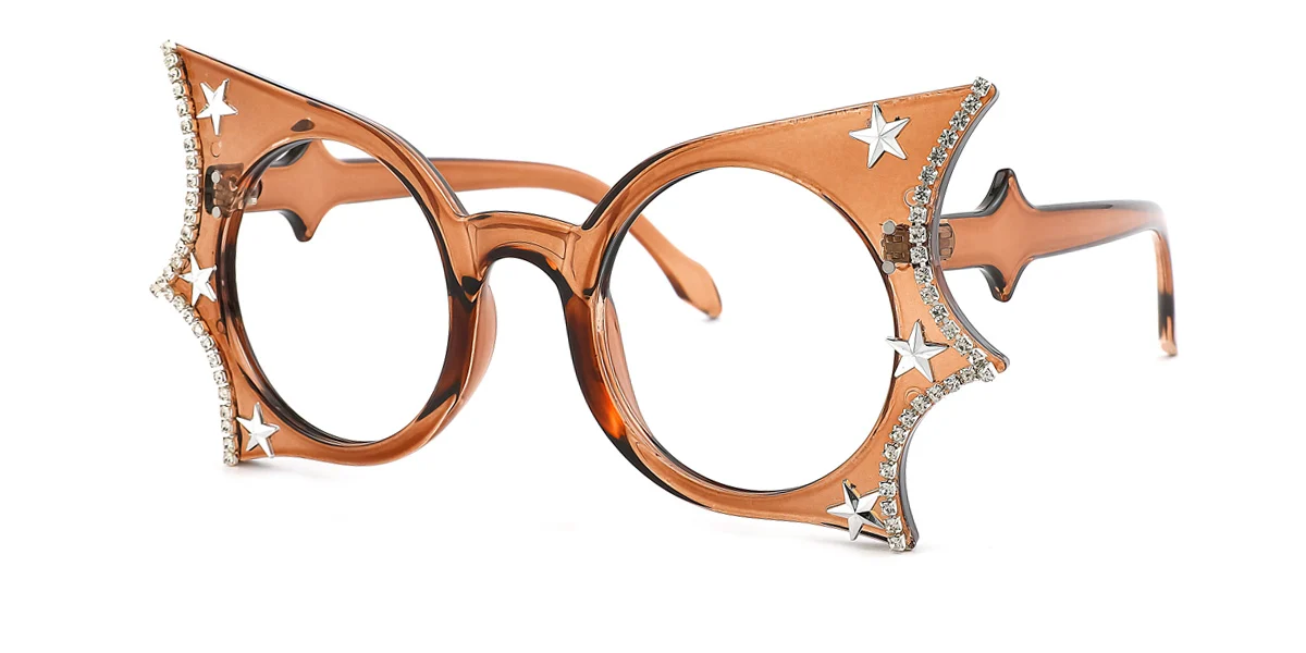 Brown Butterfly Gorgeous  Eyeglasses | WhereLight