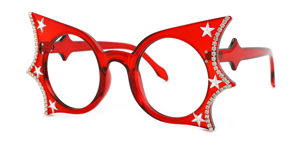 Red Butterfly Gorgeous  Eyeglasses | WhereLight