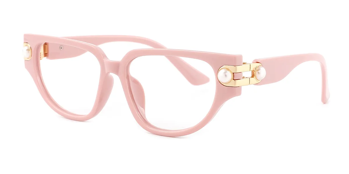 Pink Cateye Gorgeous Custom Engraving Eyeglasses | WhereLight