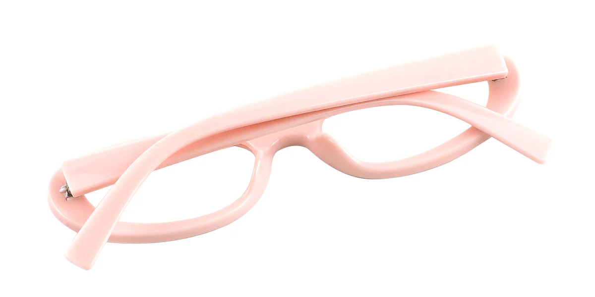 Pink Oval Classic Retro Custom Engraving Eyeglasses | WhereLight