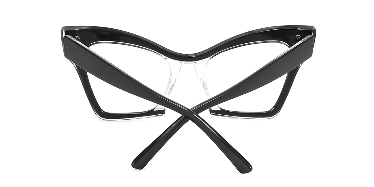 Black Cateye Retro  Eyeglasses | WhereLight