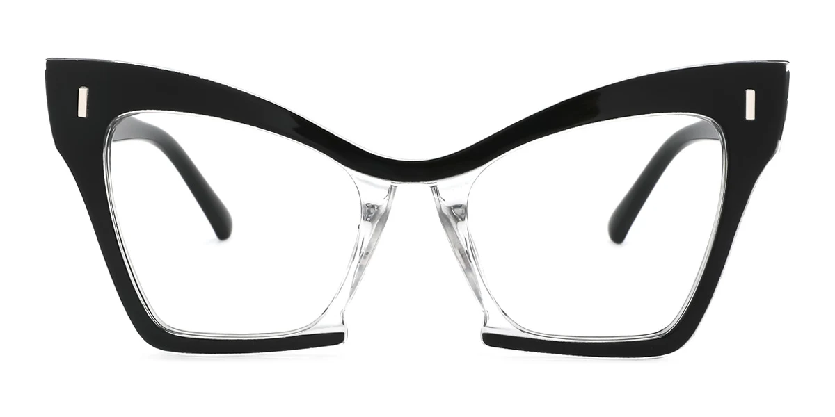 Black Cateye Retro  Eyeglasses | WhereLight