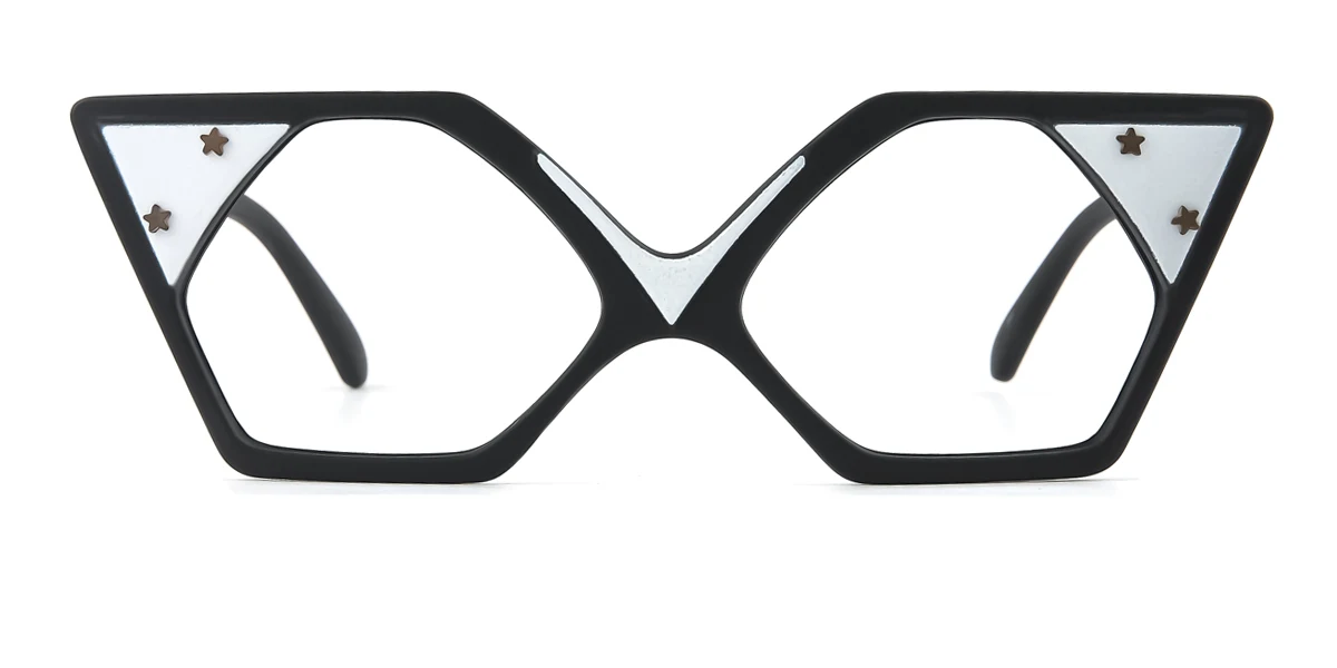 Black Cateye Unique Gorgeous Custom Engraving Eyeglasses | WhereLight