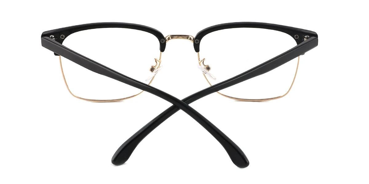 Gold Oval Classic Super Light Custom Engraving Eyeglasses | WhereLight