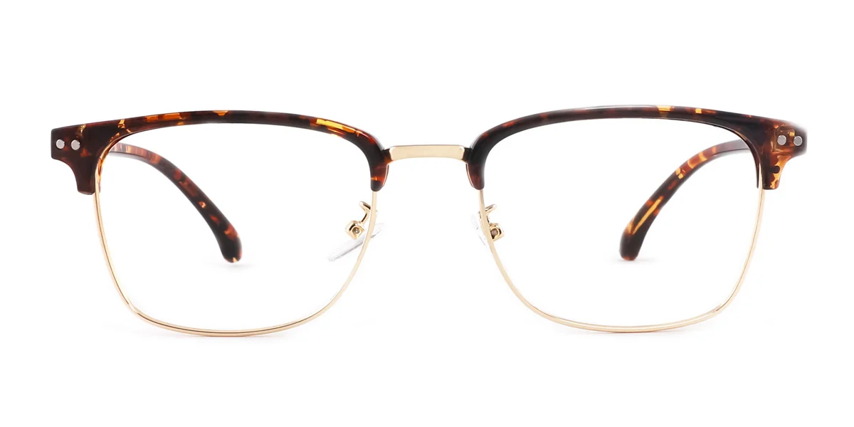Tortoiseshell Oval Classic Super Light Custom Engraving Eyeglasses | WhereLight