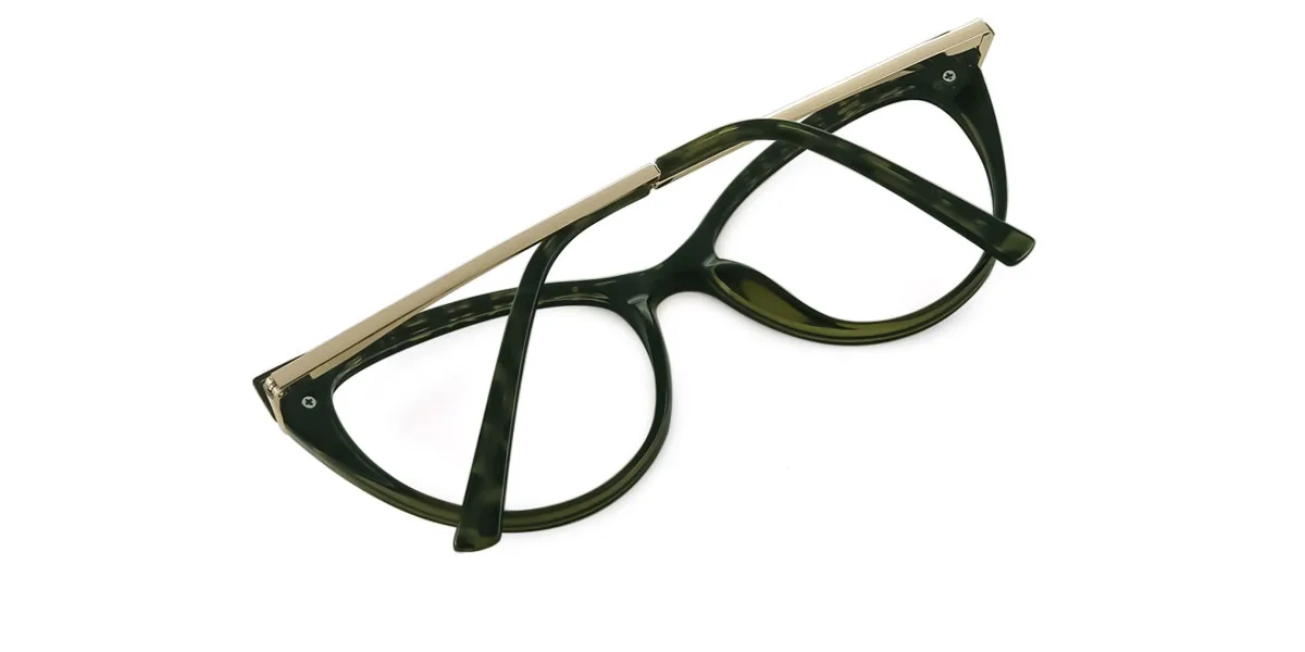 Floral Cateye Unique Spring Hinges Eyeglasses | WhereLight