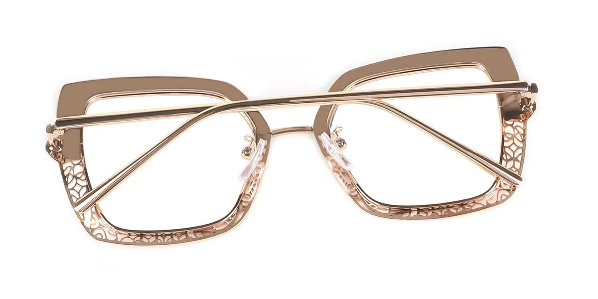 Grey Geometric Gorgeous  Eyeglasses | WhereLight