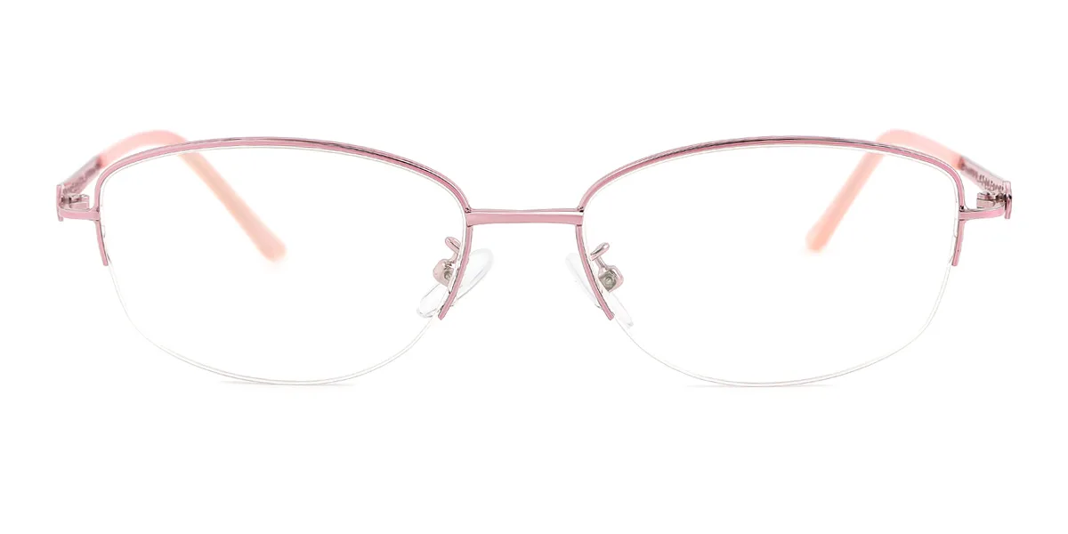 Pink Oval Unique  Eyeglasses | WhereLight