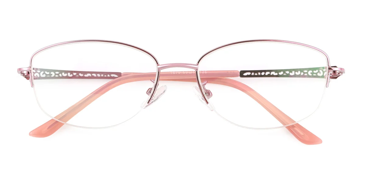 Pink Oval Unique  Eyeglasses | WhereLight