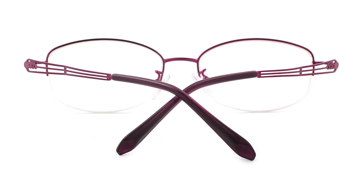 Purple Oval Unique Gorgeous  Eyeglasses | WhereLight