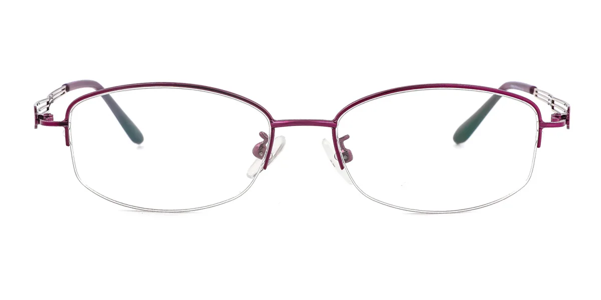 Purple Oval Unique Gorgeous  Eyeglasses | WhereLight