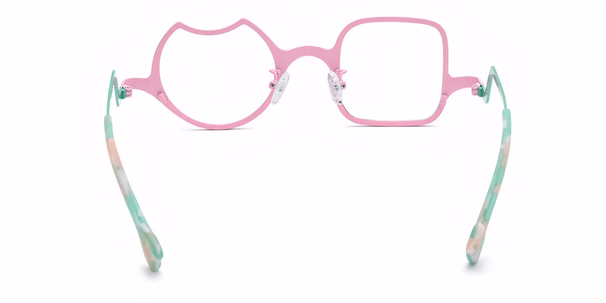 Pink Irregular Unique  Eyeglasses | WhereLight