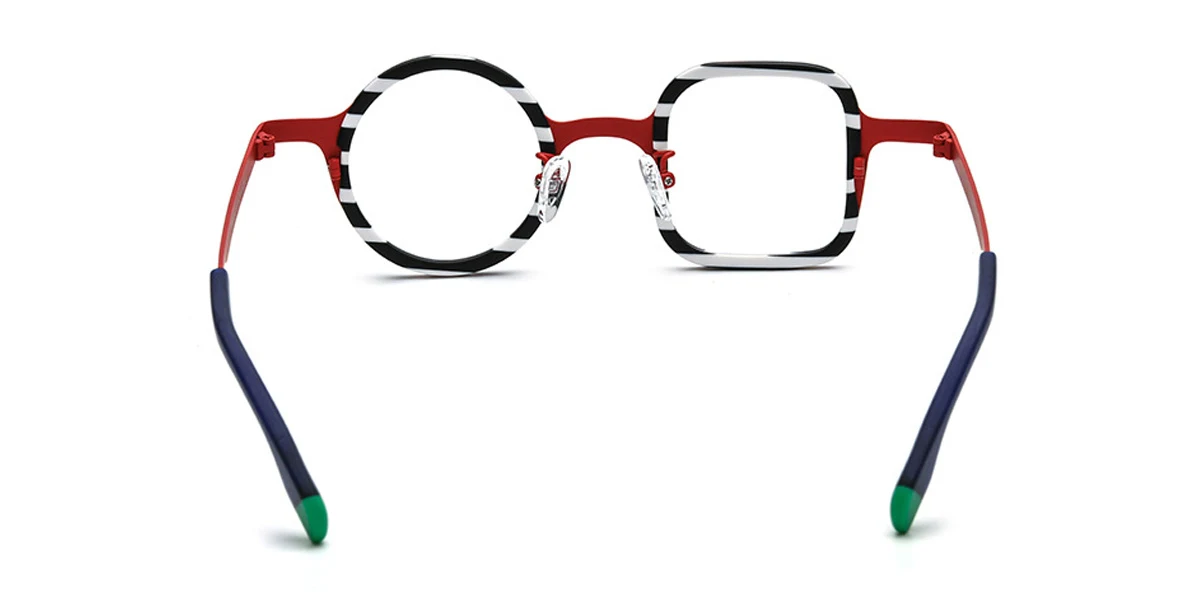 Red Irregular Unique Gorgeous  Eyeglasses | WhereLight