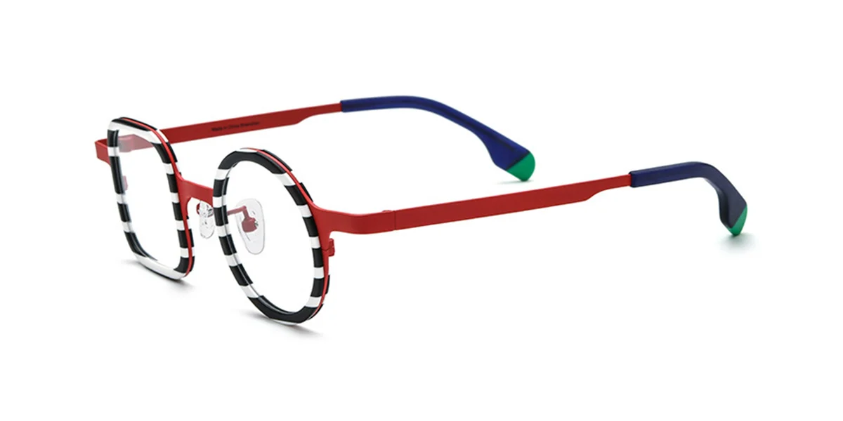 Red Irregular Unique Gorgeous  Eyeglasses | WhereLight