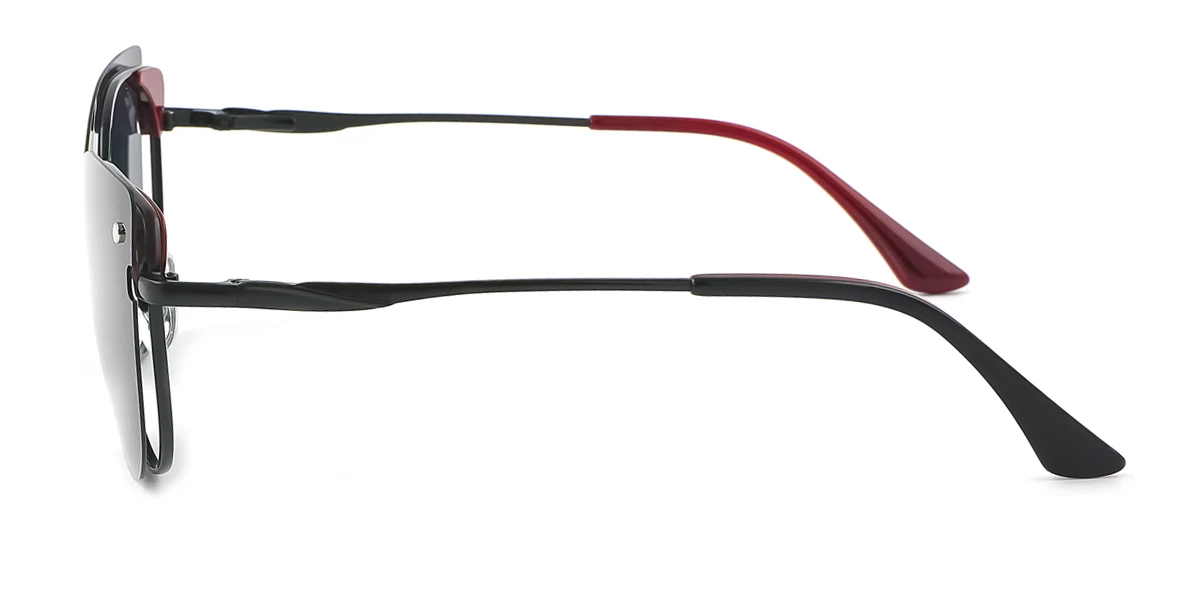 Red Cateye Retro Unique Gorgeous Clip-on Eyeglasses | WhereLight