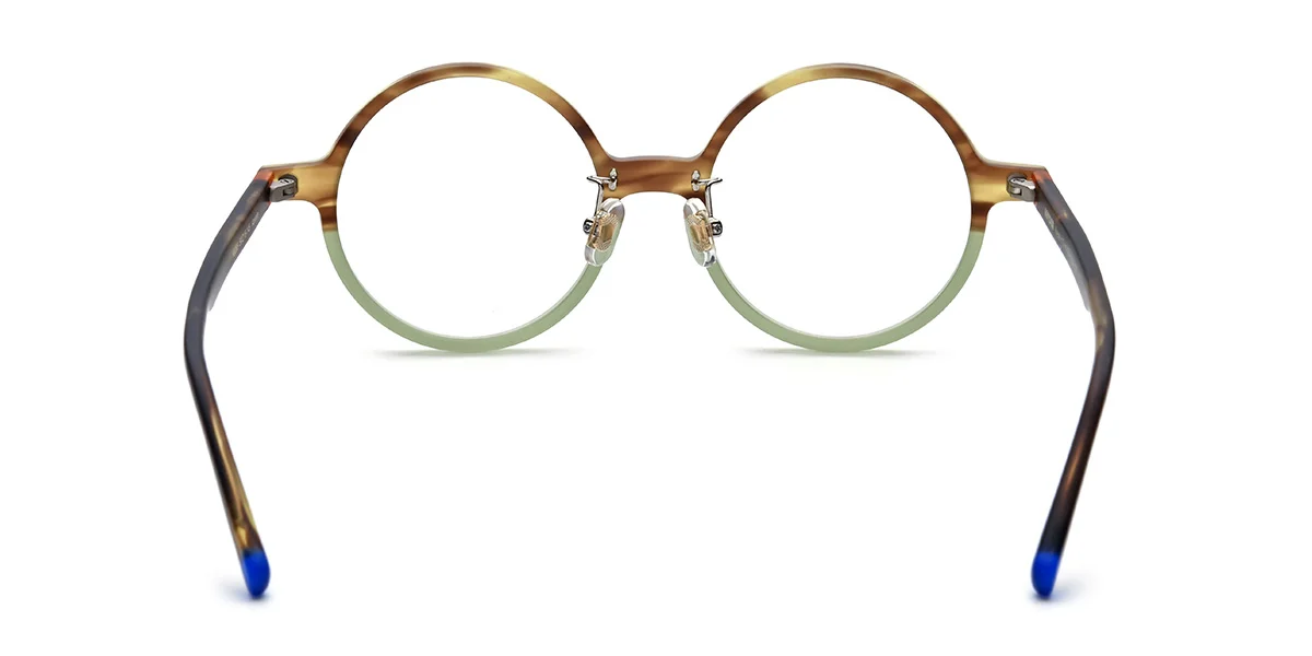 Other Round Simple Classic Custom Engraving Eyeglasses | WhereLight