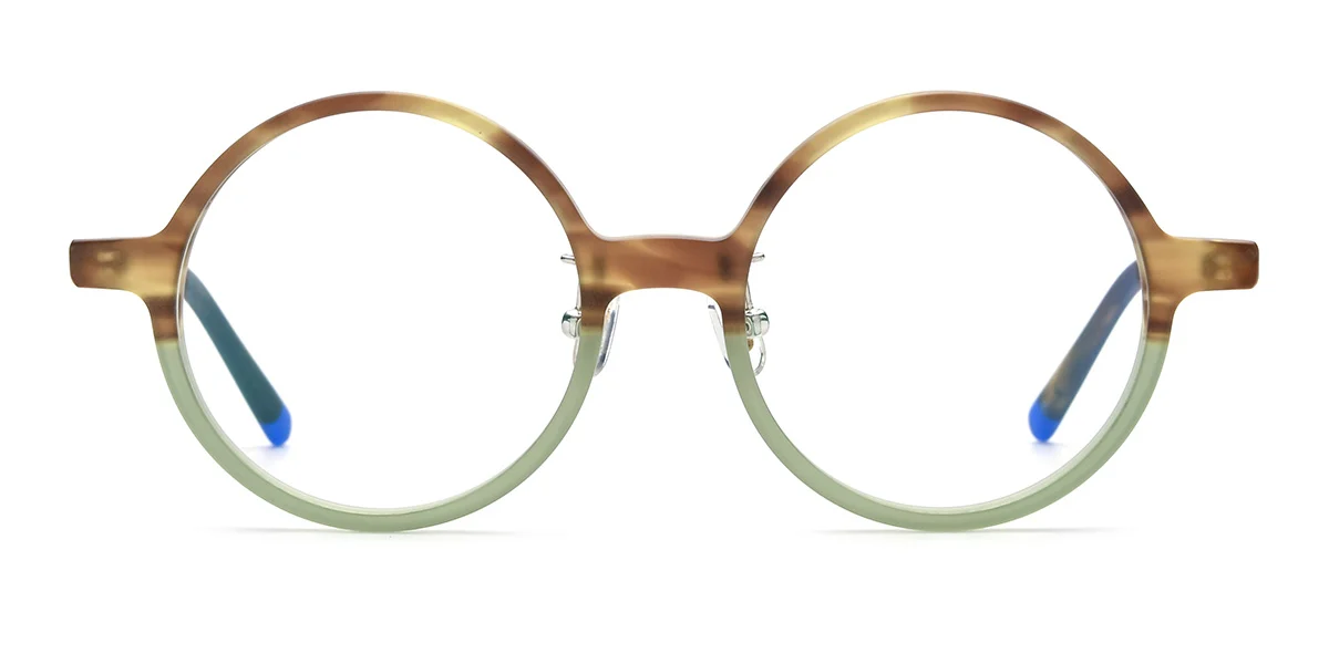 Other Round Simple Classic Custom Engraving Eyeglasses | WhereLight