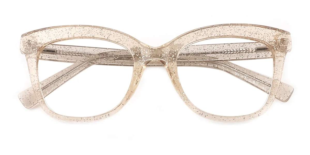 Brown Oval Unique Spring Hinges Custom Engraving Eyeglasses | WhereLight