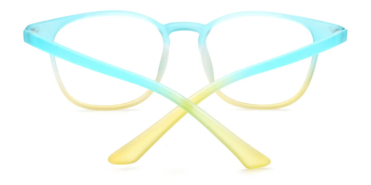 Green Oval Simple Gorgeous Super Light Custom Engraving Eyeglasses | WhereLight