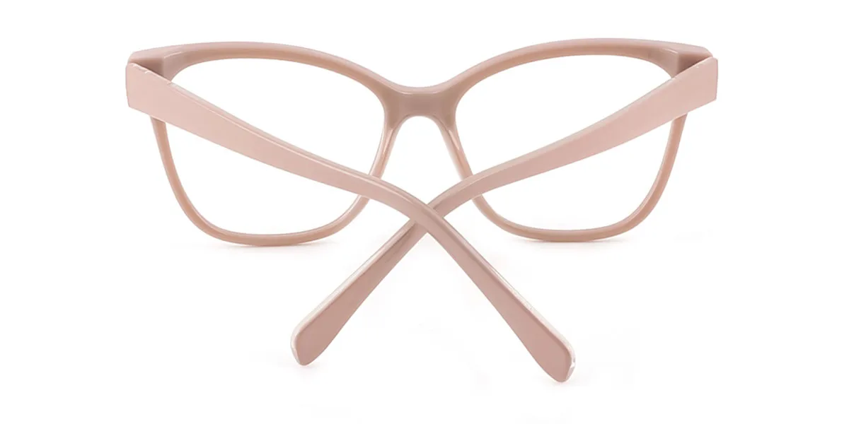 Brown Oval Unique Spring Hinges Custom Engraving Eyeglasses | WhereLight