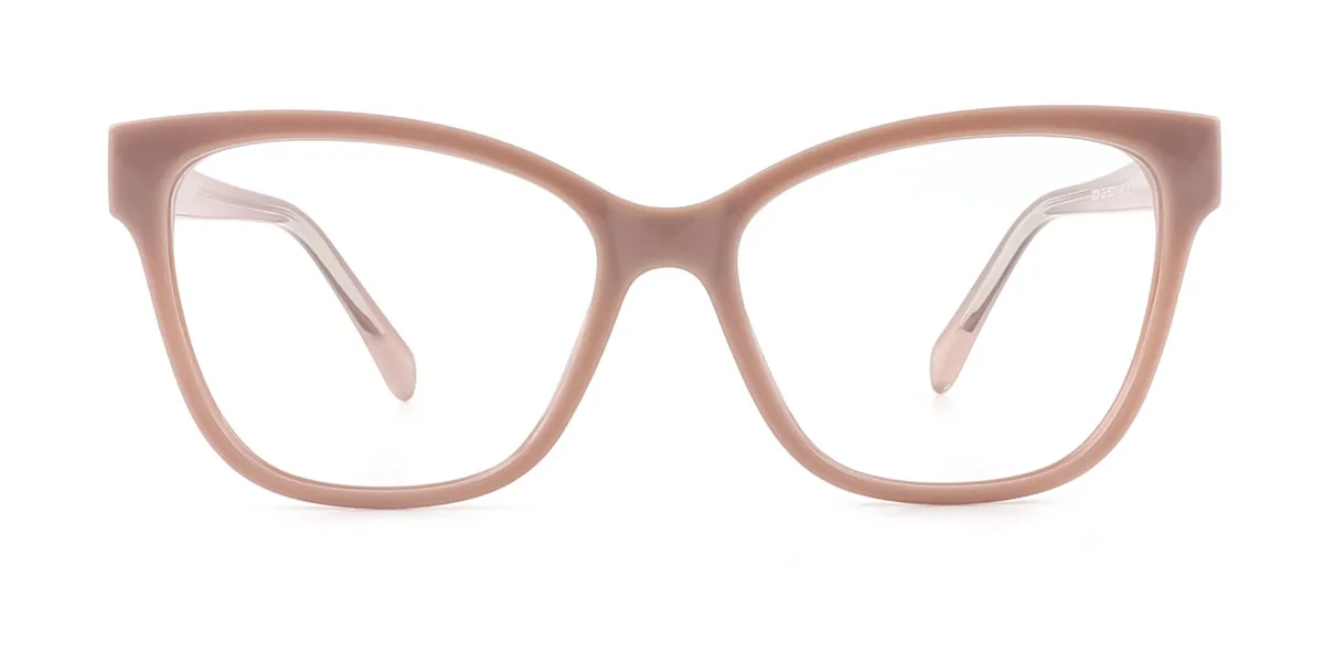 Brown Oval Unique Spring Hinges Custom Engraving Eyeglasses | WhereLight