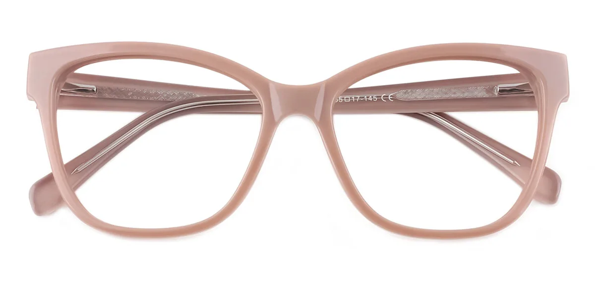 Brown Oval Unique Spring Hinges Custom Engraving Eyeglasses | WhereLight