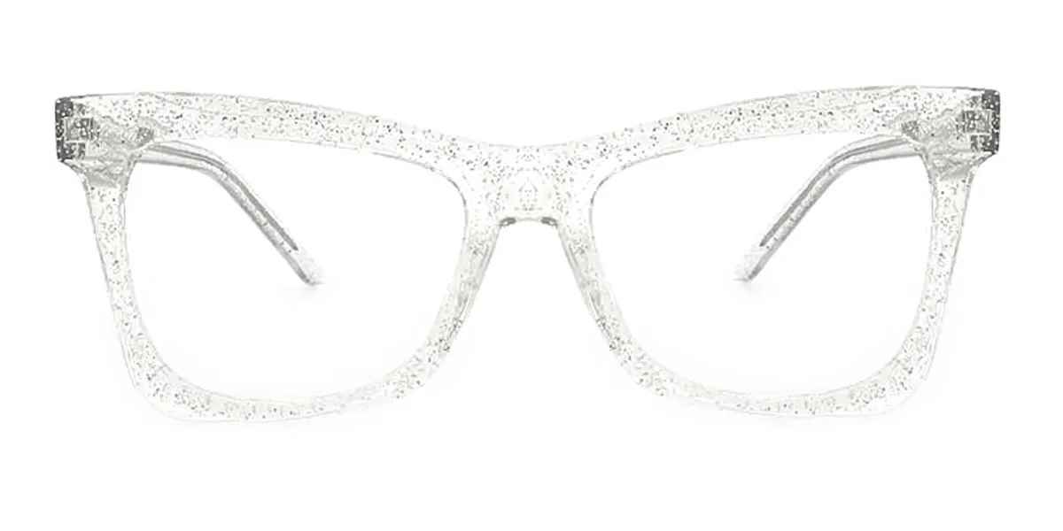 Clear Butterfly Unique Spring Hinges Custom Engraving Eyeglasses | WhereLight