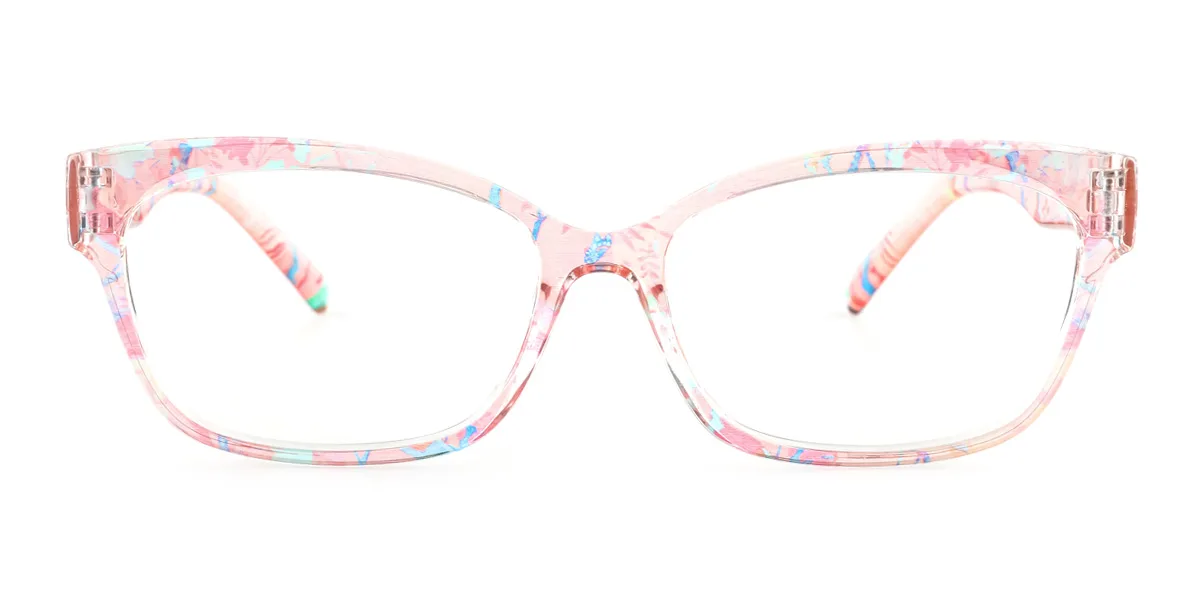 Pink Oval Classic Super Light Custom Engraving Eyeglasses | WhereLight