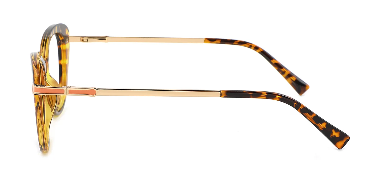 Tortoiseshell Cateye Unique Gorgeous Spring Hinges Eyeglasses | WhereLight