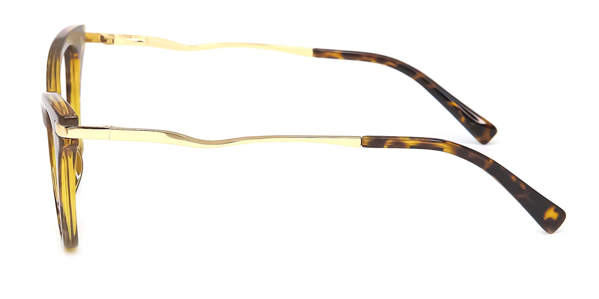 Tortoiseshell Cateye Classic Unique Gorgeous Spring Hinges Eyeglasses | WhereLight