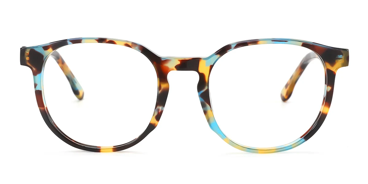 Floral Oval Unique Gorgeous Spring Hinges Eyeglasses | WhereLight