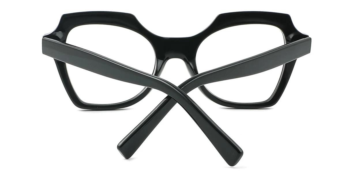 Black Butterfly Unique Gorgeous Spring Hinges Custom Engraving Eyeglasses | WhereLight