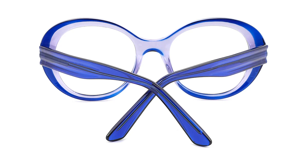 Blue Oval Gorgeous  Eyeglasses | WhereLight